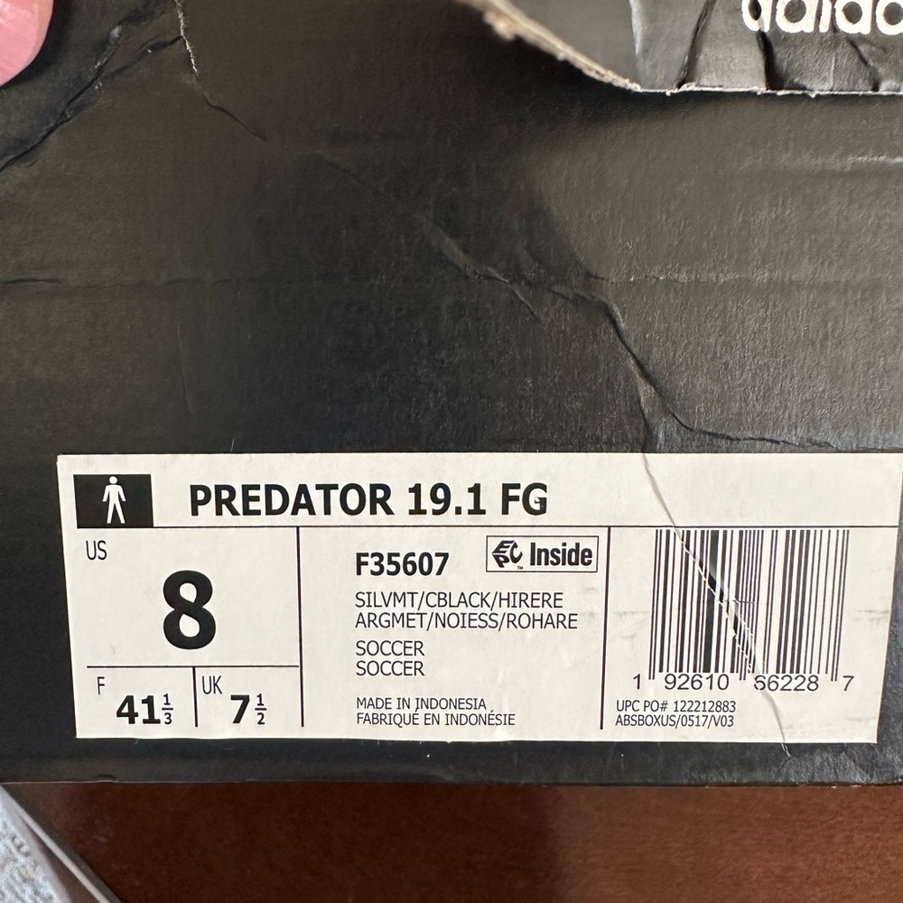 Adidas Predator 19.1 FG Soccer Cleats